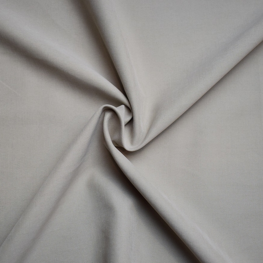 32S Polyester Silk Cotton Plain Fabric With Peach Finish